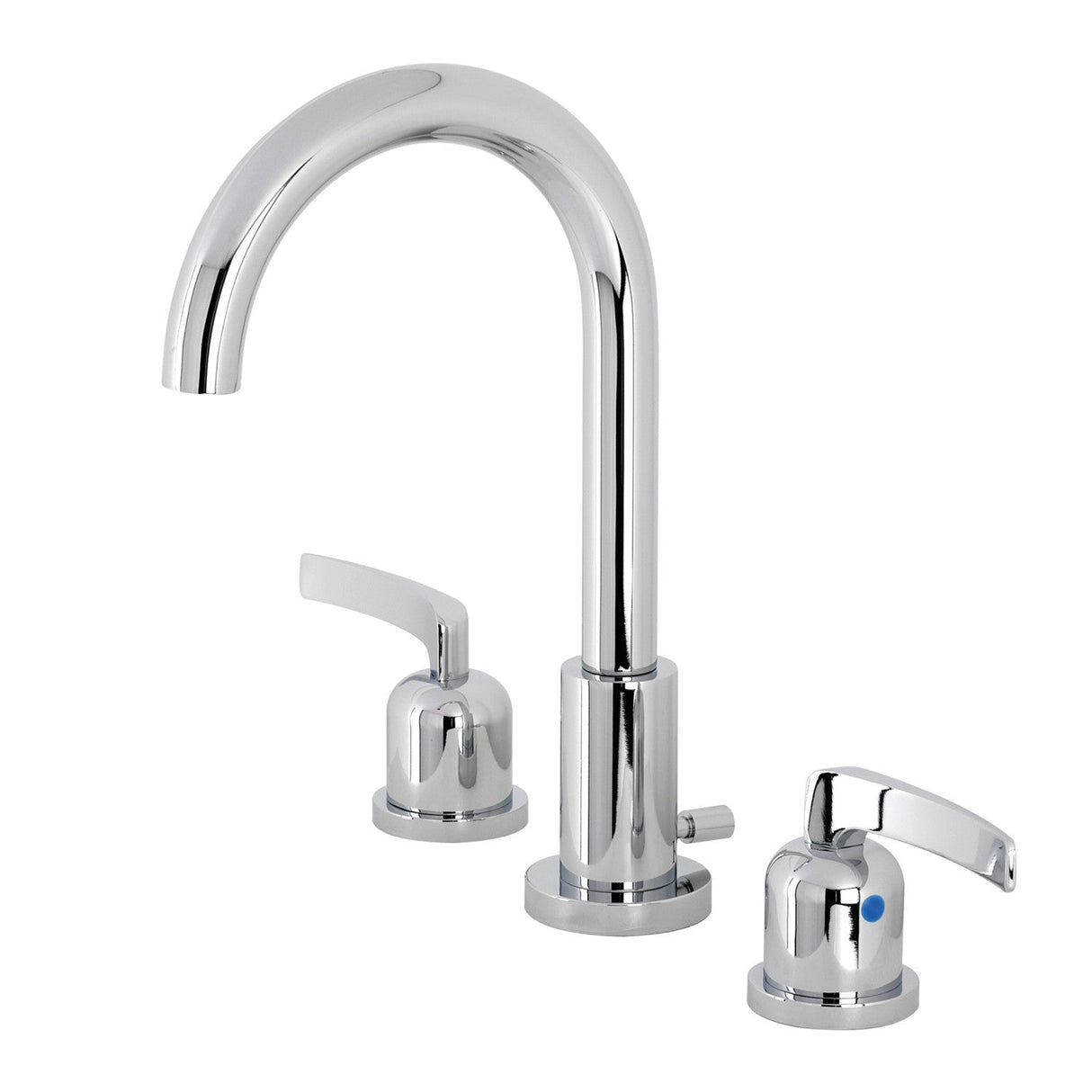 Centurion FSC8921EFL Two-Handle 3-Hole Deck Mount Widespread Bathroom Faucet with Pop-Up Drain, Polished Chrome