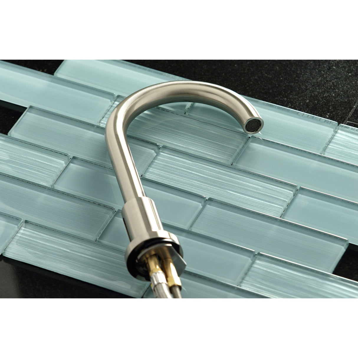 Concord FSC8928DL Two-Handle 3-Hole Deck Mount Widespread Bathroom Faucet with Pop-Up Drain, Brushed Nickel