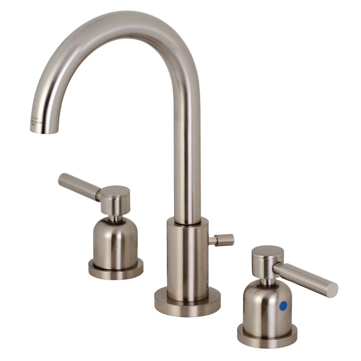 Concord FSC8928DL Two-Handle 3-Hole Deck Mount Widespread Bathroom Faucet with Pop-Up Drain, Brushed Nickel
