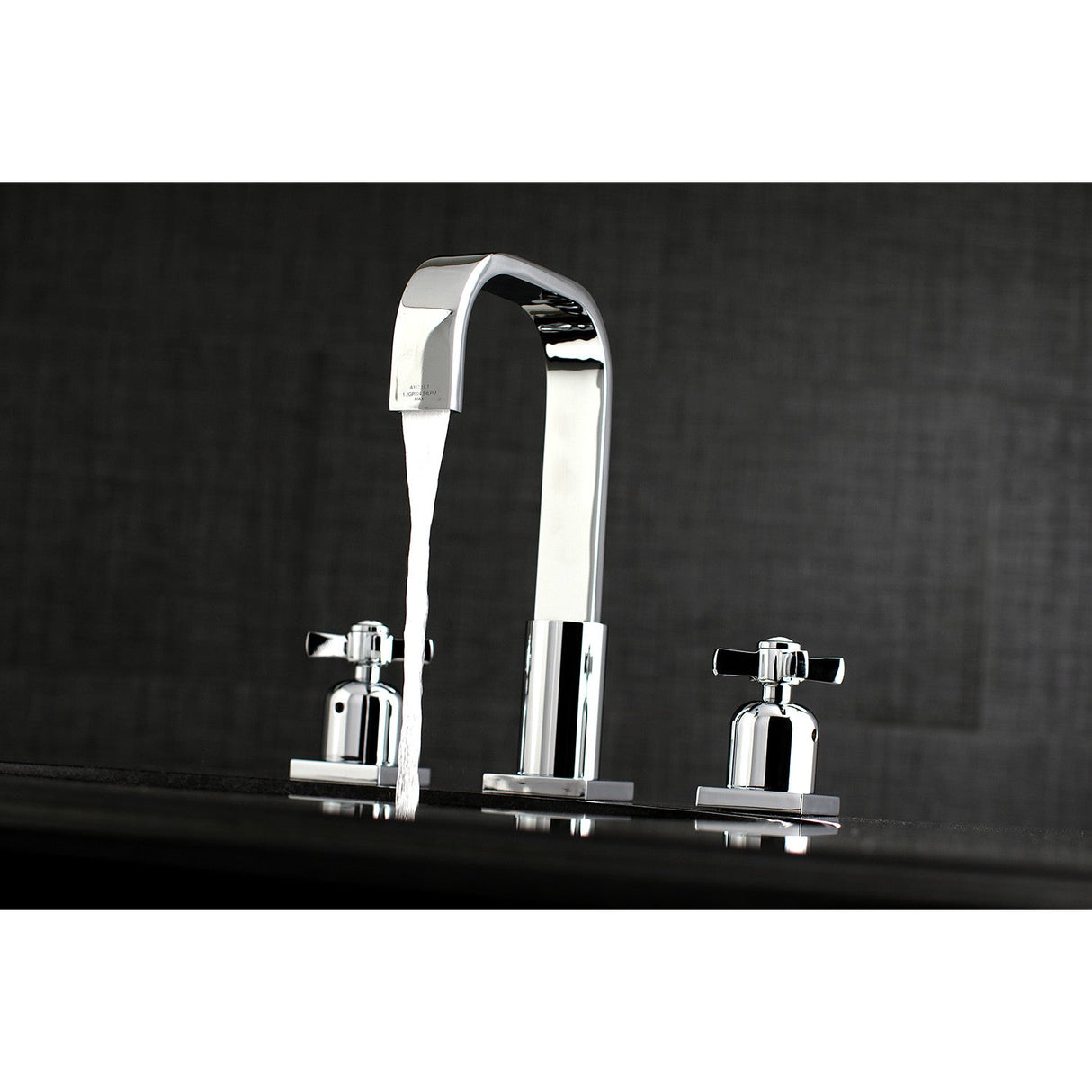 Millennium FSC8961ZX Two-Handle 3-Hole Deck Mount Widespread Bathroom Faucet with Pop-Up Drain, Polished Chrome