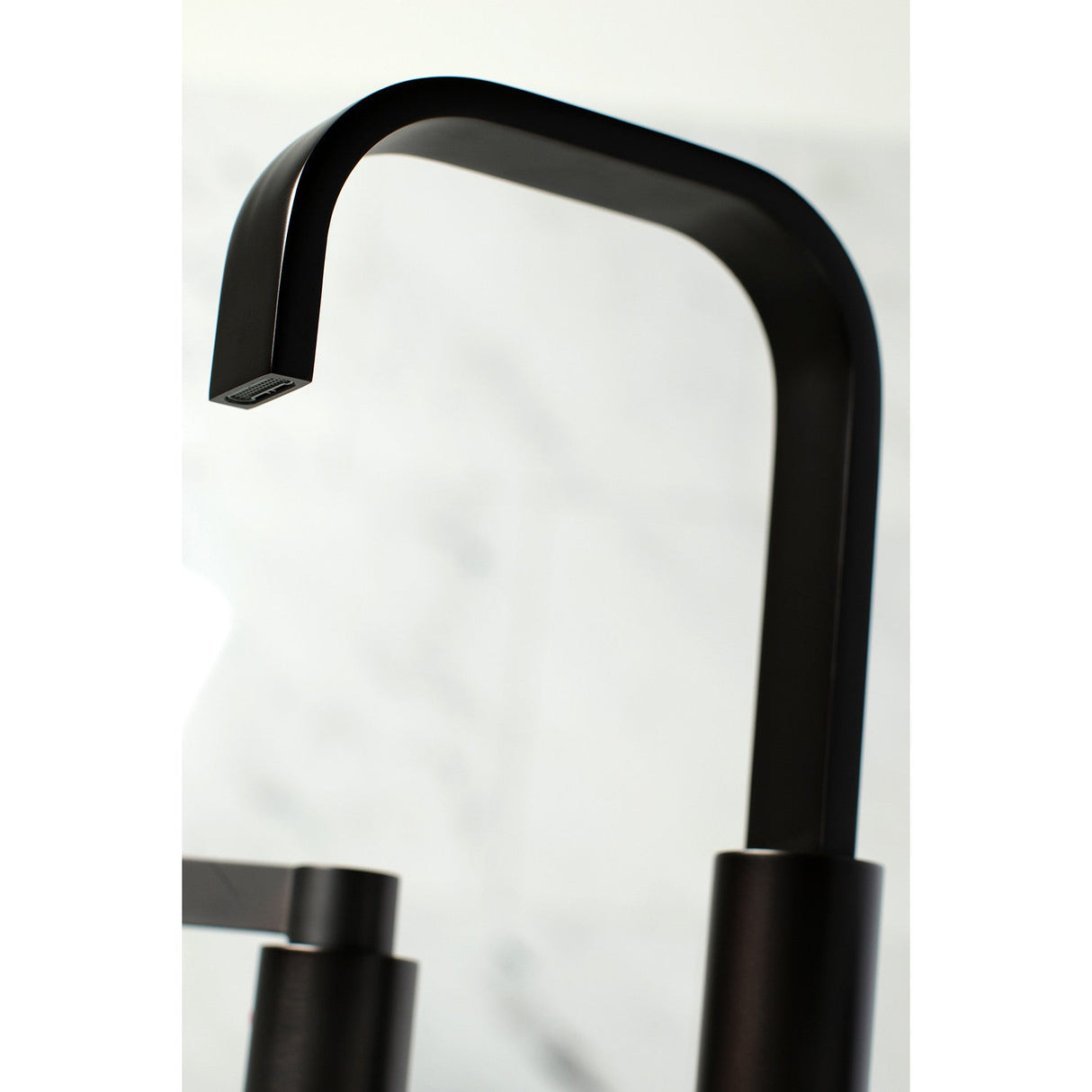 NuvoFusion FSC8965NDL Two-Handle 3-Hole Deck Mount Widespread Bathroom Faucet with Pop-Up Drain, Oil Rubbed Bronze