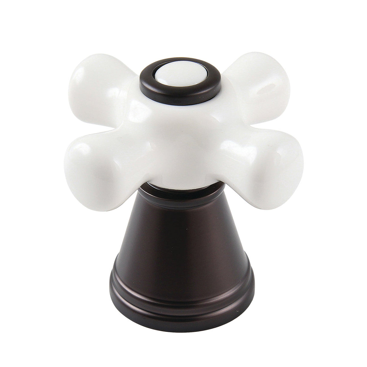 FSCDH1975APX Porcelain Cross Diverter Handle, Oil Rubbed Bronze