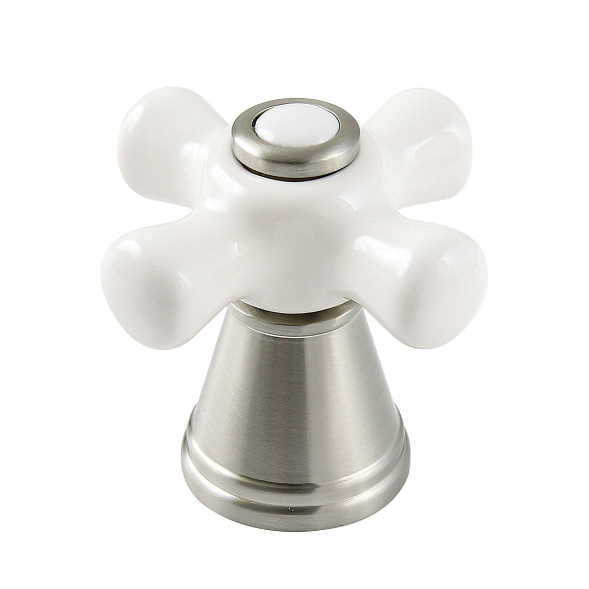 FSCDH1978APX Porcelain Cross Diverter Handle, Brushed Nickel
