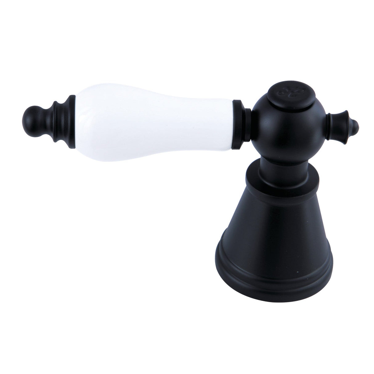 English Classic FSCH1970PLH Hot Porcelain Lever Handle, Matte Black