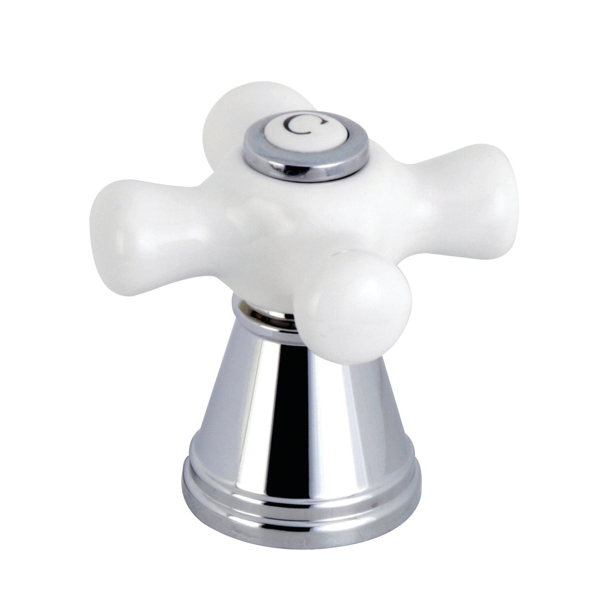FSCH1971APXC Cold Porcelain Cross Handle, Polished Chrome