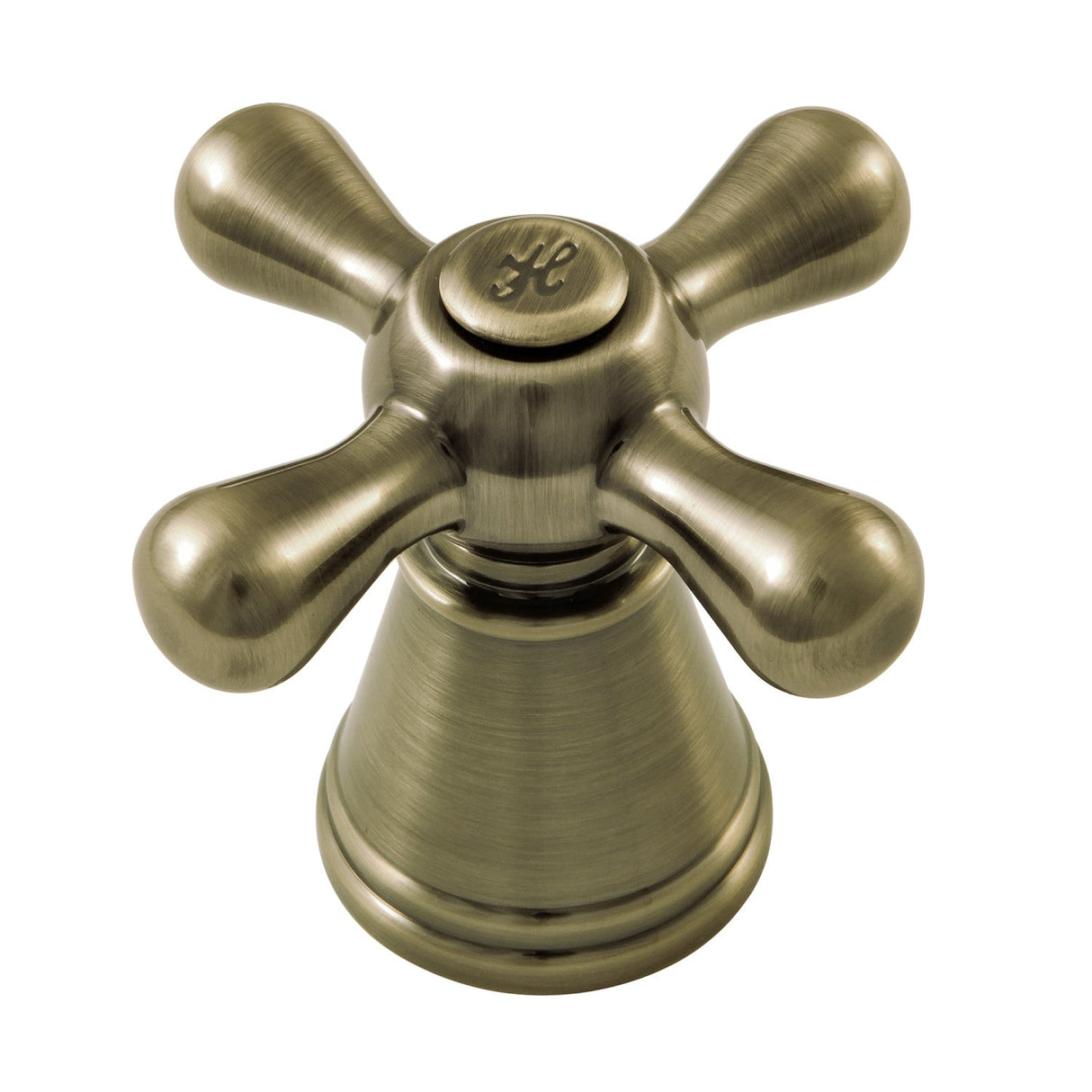 FSCH19733AAXH Hot Metal Cross Handle, Antique Brass