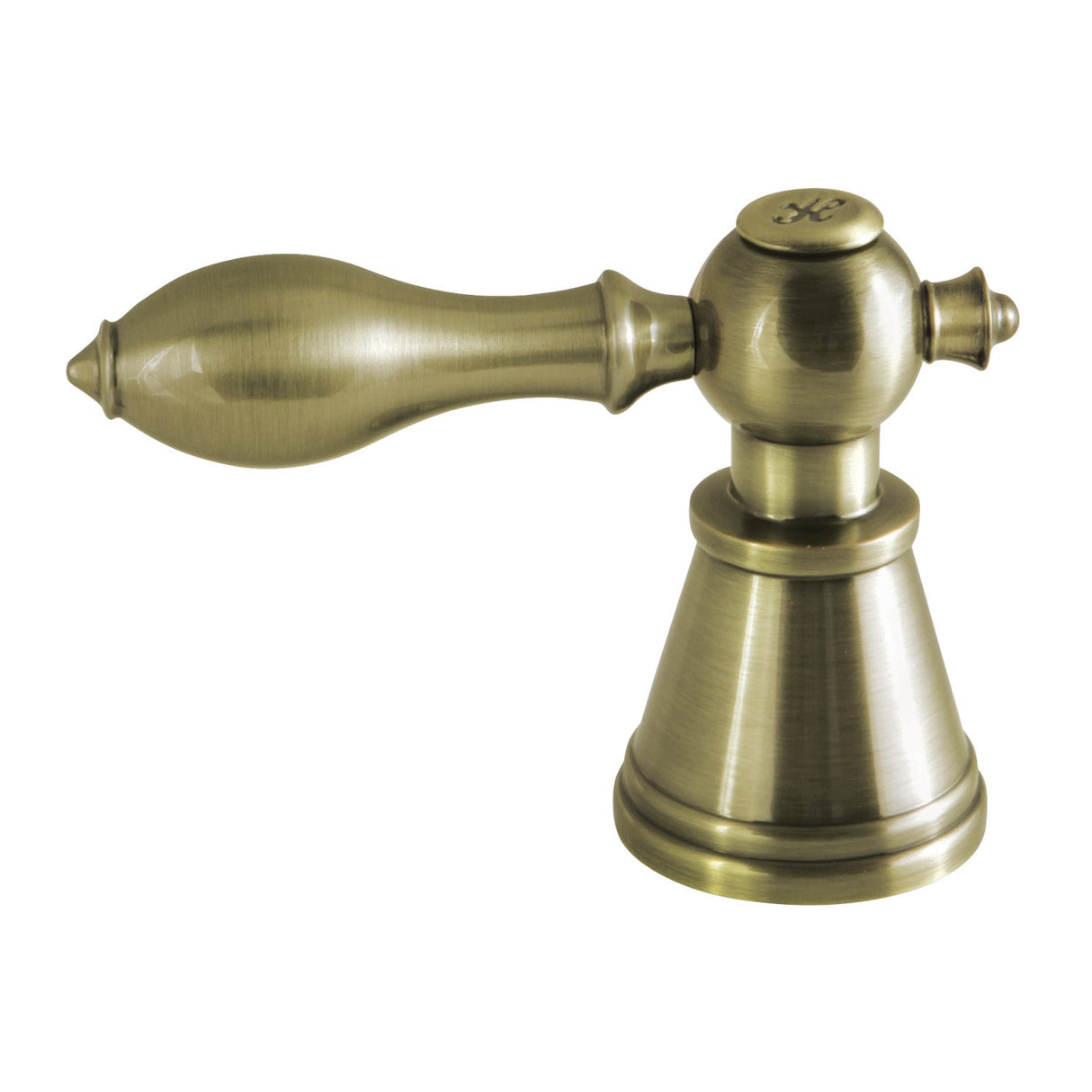 English Vintage FSCH19733ALH Hot Metal Lever Handle, Antique Brass