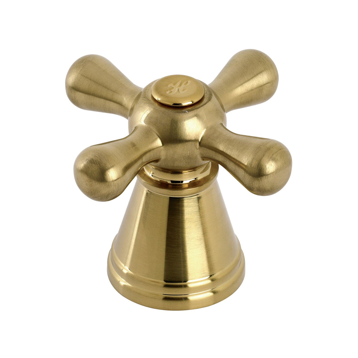 FSCH1973AAXH Hot Metal Cross Handle, Brushed Brass