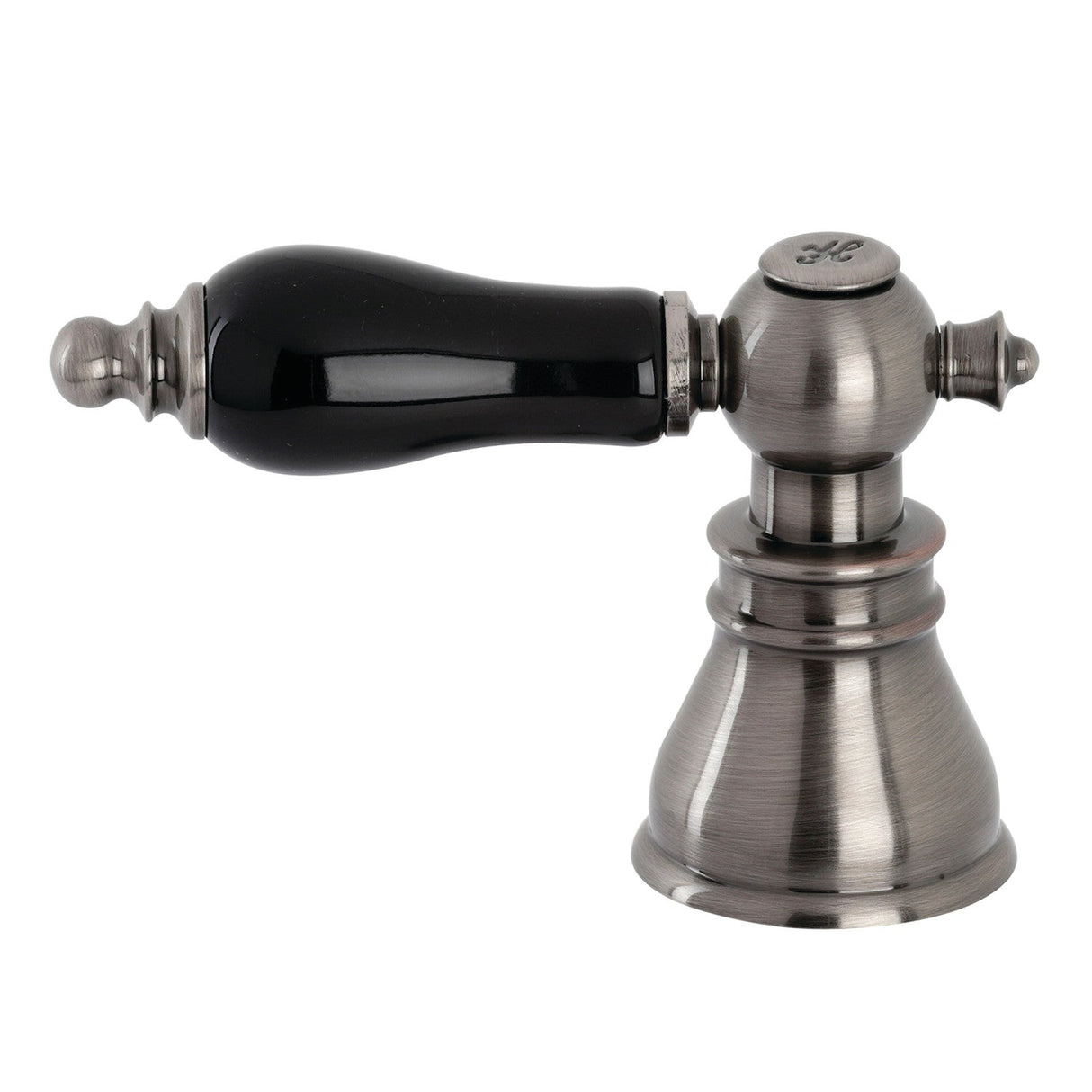 FSCH1974AKLH Hot Porcelain Lever Handle, Black Stainless