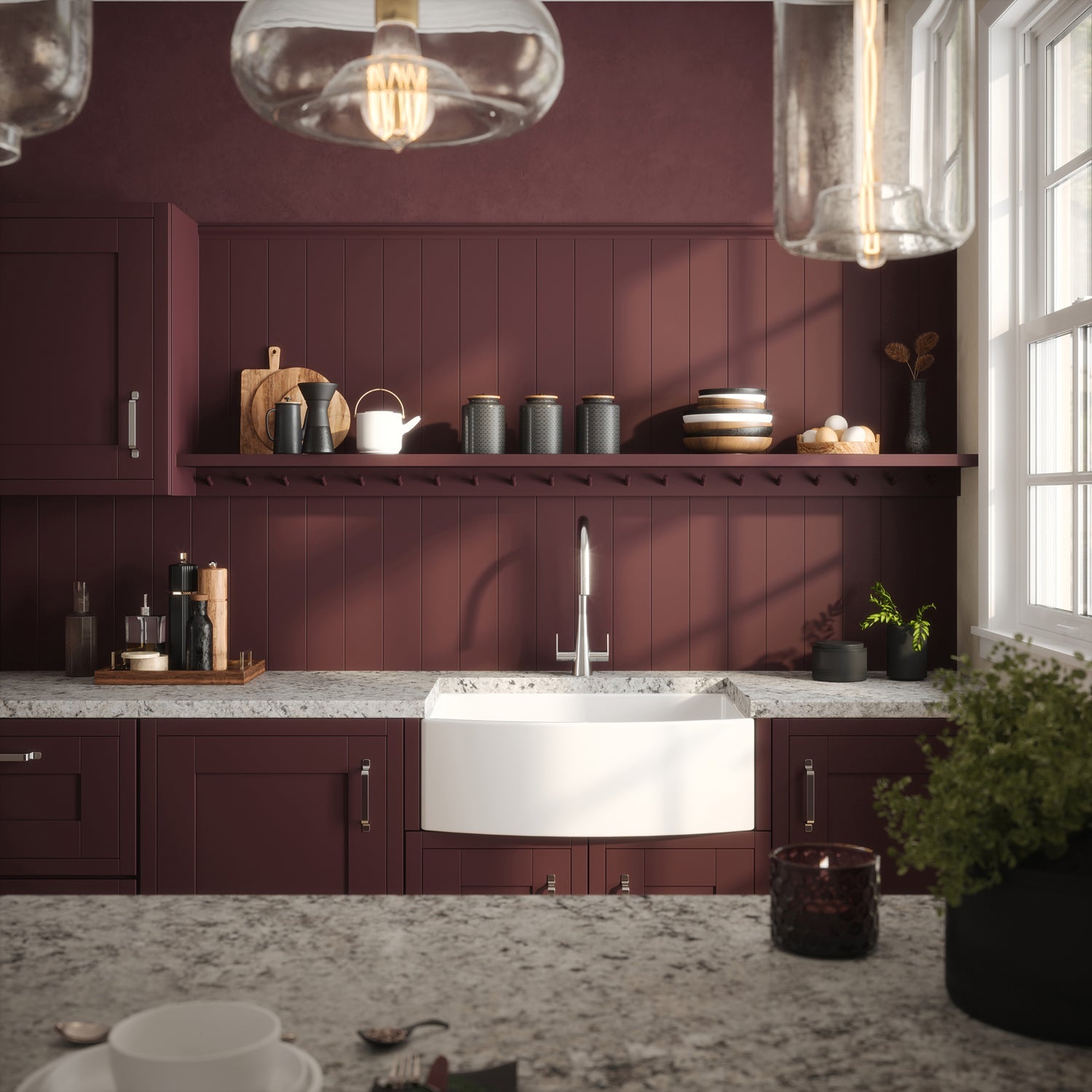 Gherdy 30" Fireclay Apron-Front Sink