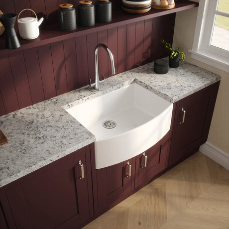 Gherdy 30" Fireclay Apron-Front Sink