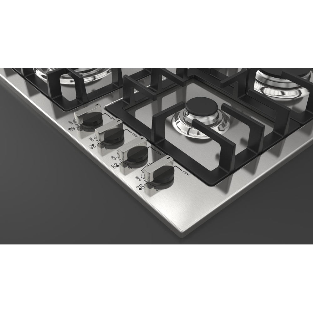 Fulgor Milano 24 in. 400 Series Gas Cooktop with 4 Burners in Stainless Steel (F4GK24S1)