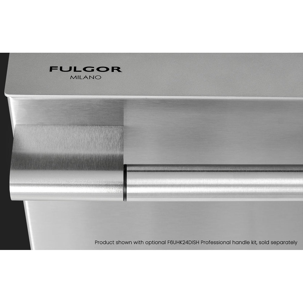 Fulgor Milano 24 in. Top Control Stainless Steel Dishwasher with Third Rack and Stainless Steel Tub (F6DWT24SS2)