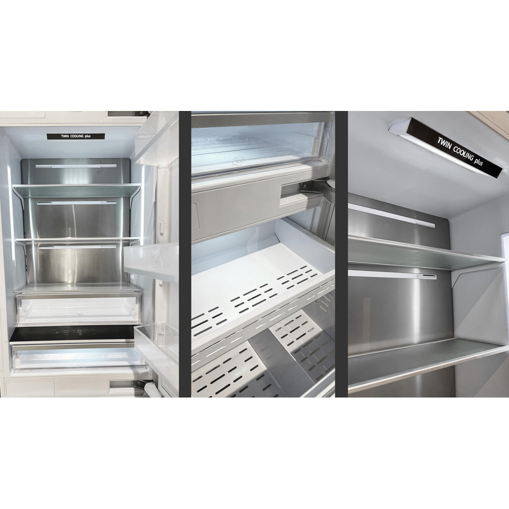 Fulgor Milano 30 in. 16 cu. ft. Counter Depth Panel Ready Built-In Refrigerator (FM4BM30FBI)