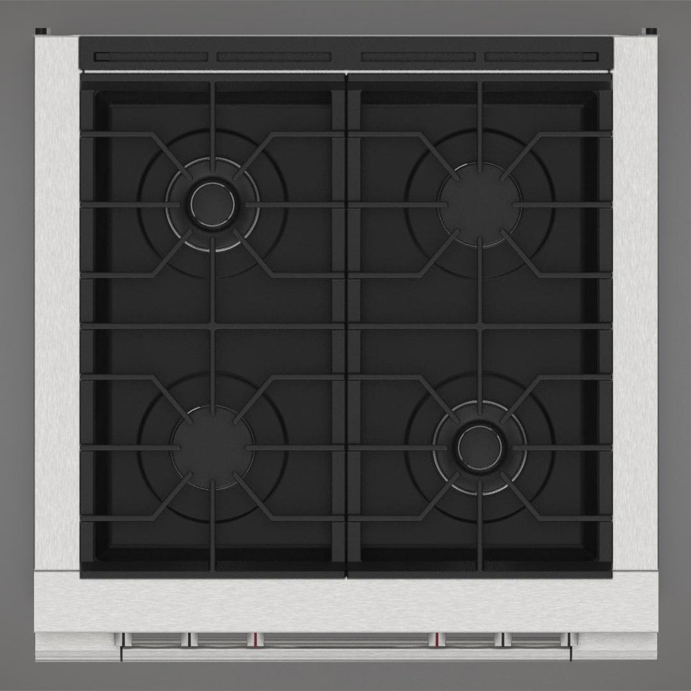Fulgor Milano 30 in. 400 Series Accento All Gas Range in Stainless Steel (F4PGR304S2)