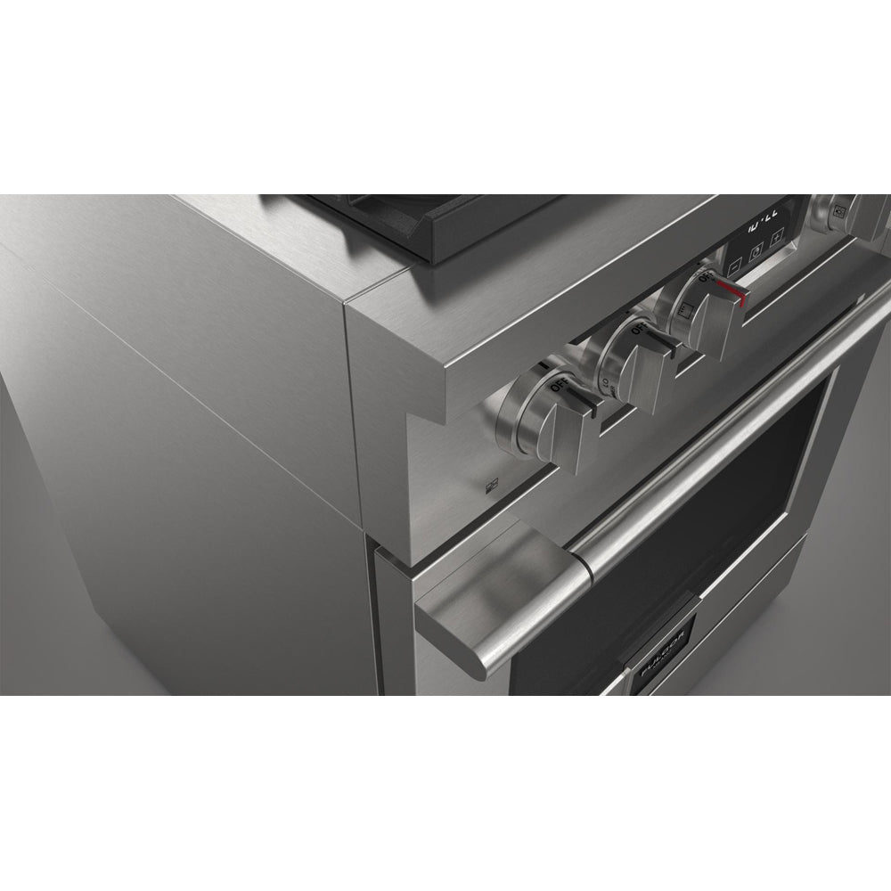Fulgor Milano 30 in. 400 Series Accento All Gas Range in Stainless Steel (F4PGR304S2)