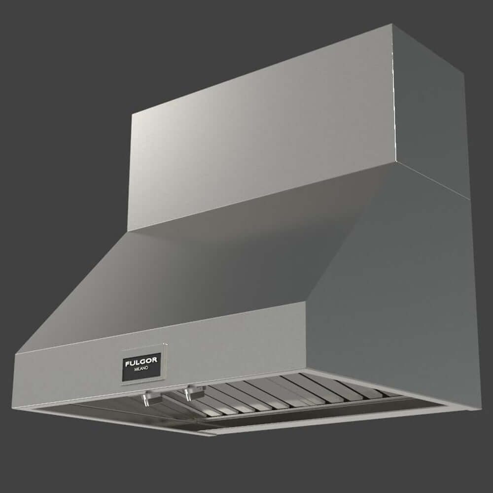 Fulgor Milano 30 in. 600 CFM Professional Under Cabinet Range Hood with Knob Control in Stainless Steel (F6PH30S2)