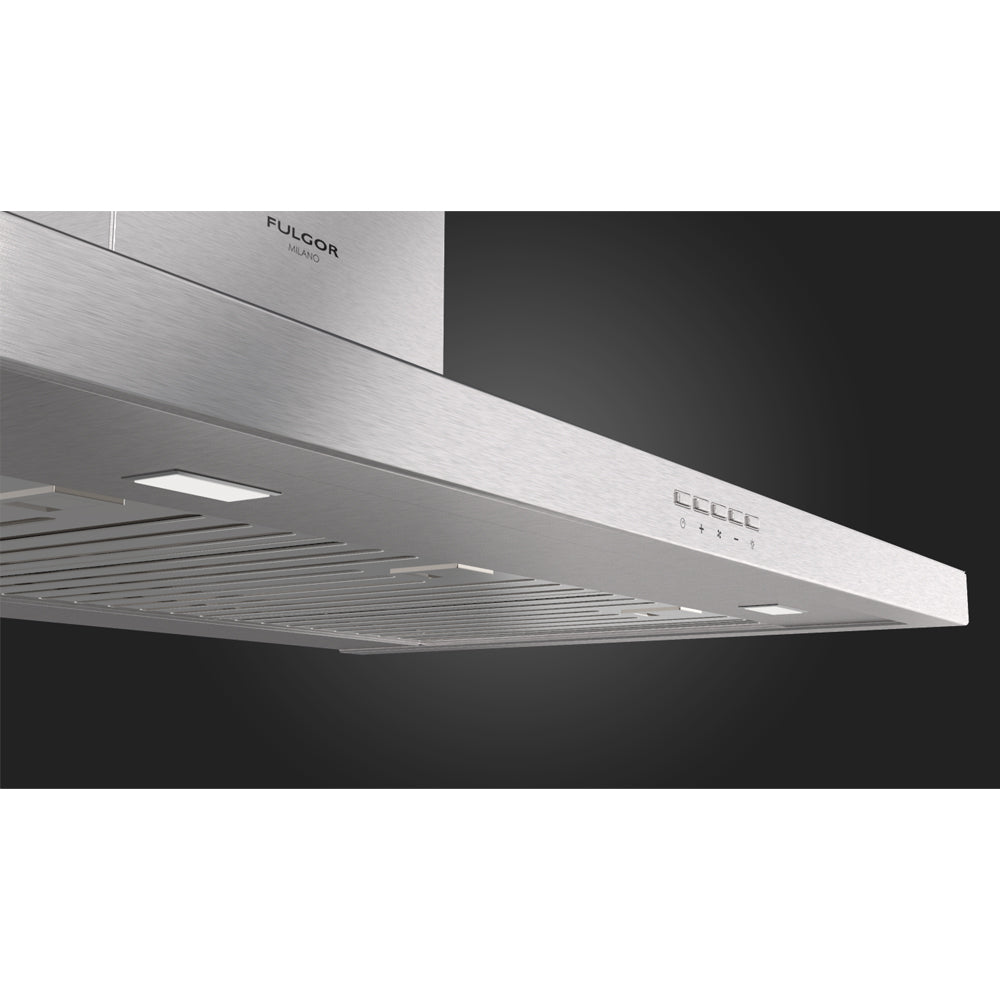 Fulgor Milano 30 in. 600 CFM Wall Mount Range Hood in Stainless Steel (F4CW30S1)