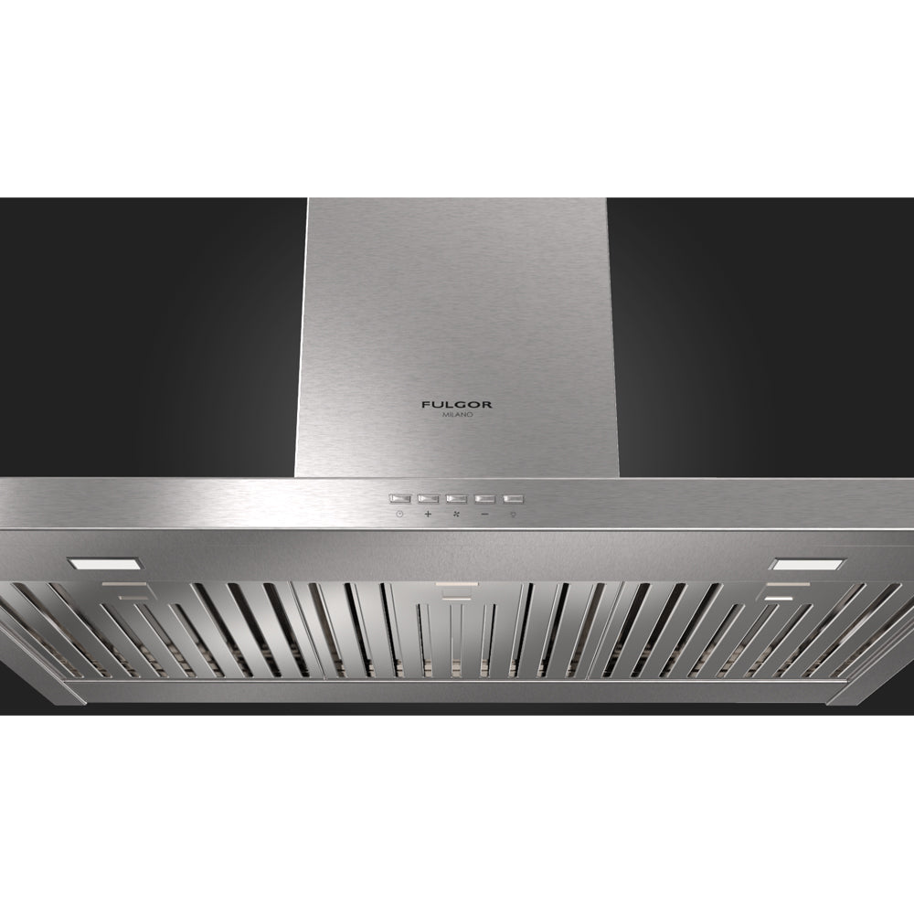 Fulgor Milano 30 in. 600 CFM Wall Mount Range Hood in Stainless Steel (F4CW30S1)