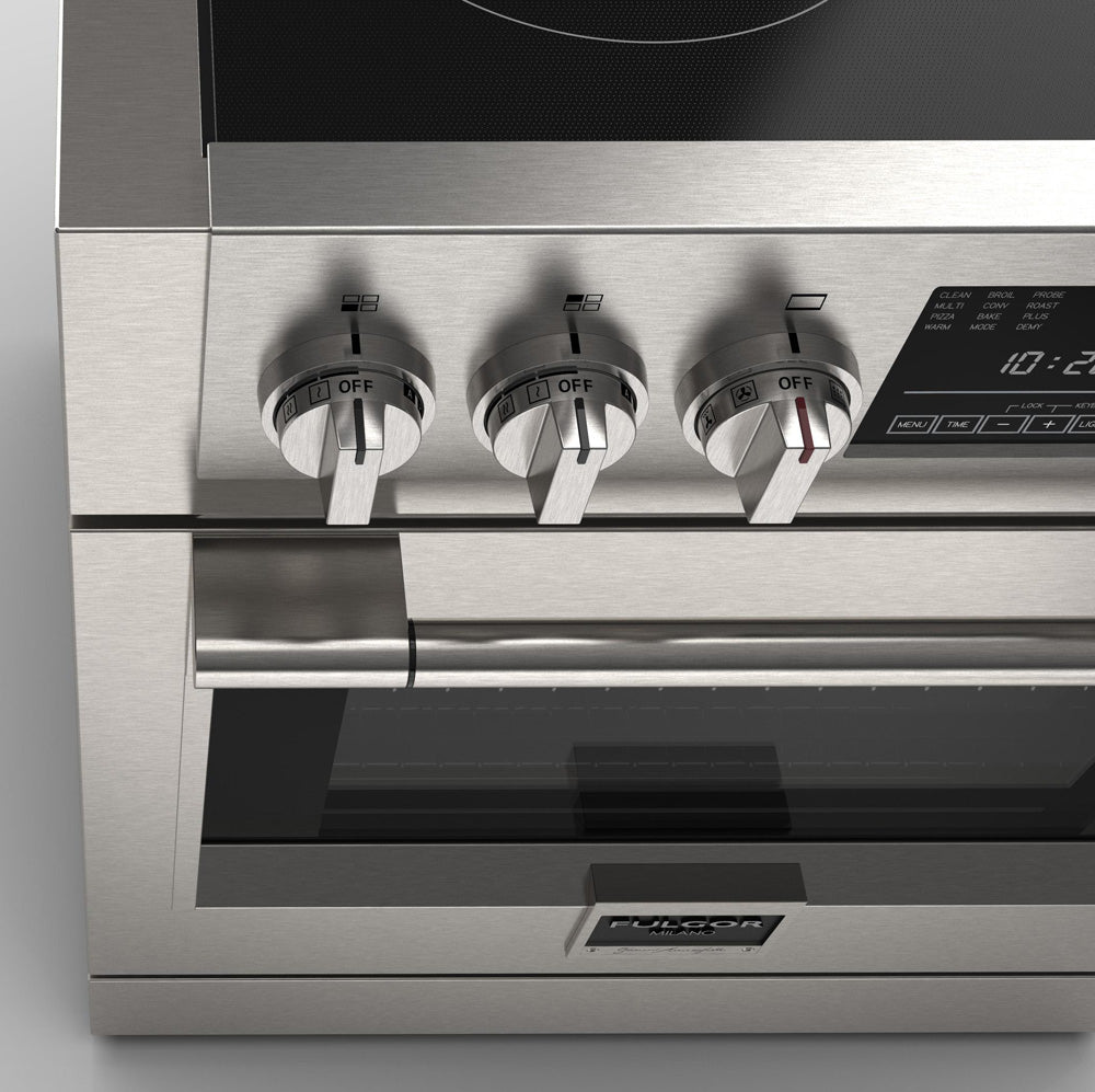 Fulgor Milano 30 in. 600 Series All Electric Induction Range in Stainless Steel (F6PIR304S1)