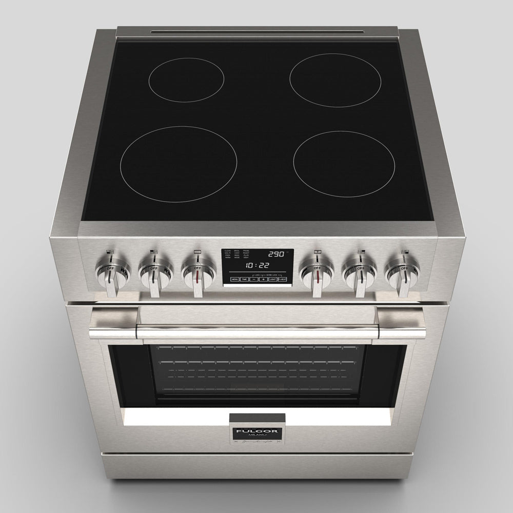 Fulgor Milano 30 in. 600 Series All Electric Induction Range in Stainless Steel (F6PIR304S1)