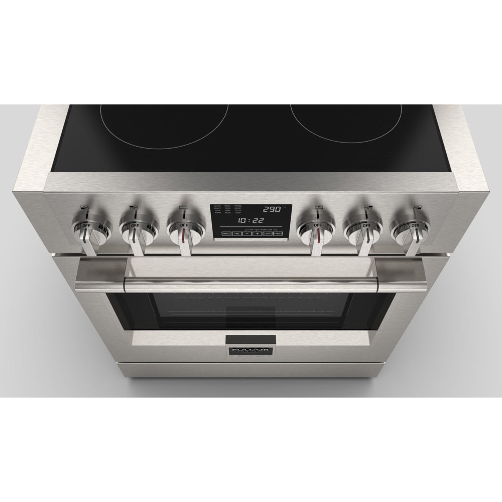 Fulgor Milano 30 in. 600 Series All Electric Induction Range in Stainless Steel (F6PIR304S1)