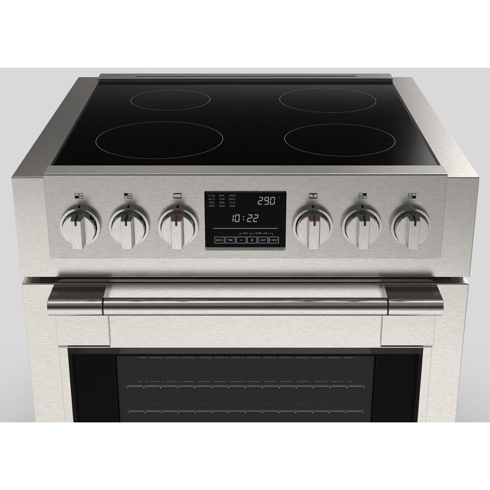 Fulgor Milano 30 in. 600 Series All Electric Induction Range in Stainless Steel (F6PIR304S1)