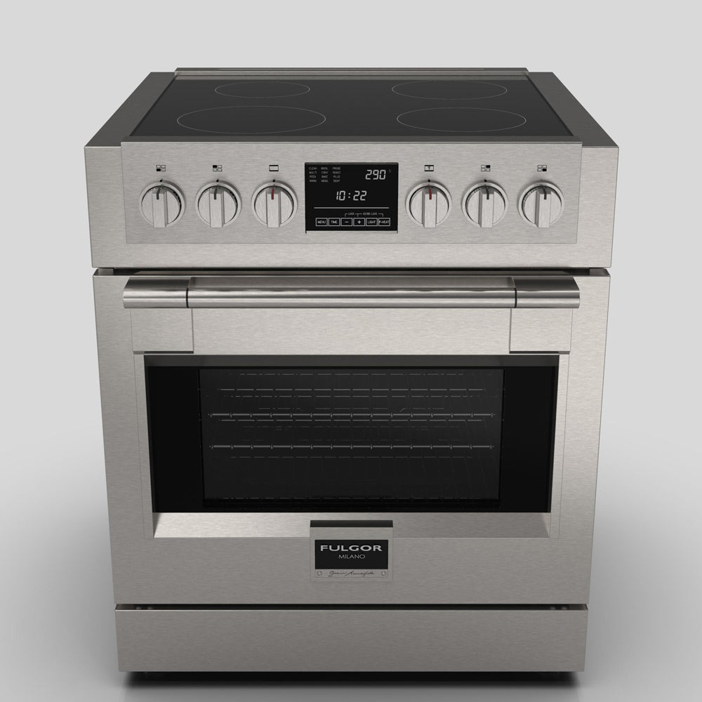 Fulgor Milano 30 in. 600 Series All Electric Induction Range in Stainless Steel (F6PIR304S1)