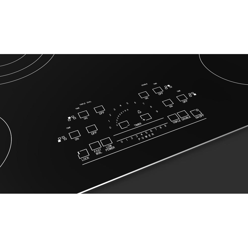 Fulgor Milano 30 in. 600 Series Electric Cooktop with 4 Burners and Glass Ceramic Cooktop in Stainless Steel (F6RT30S2)
