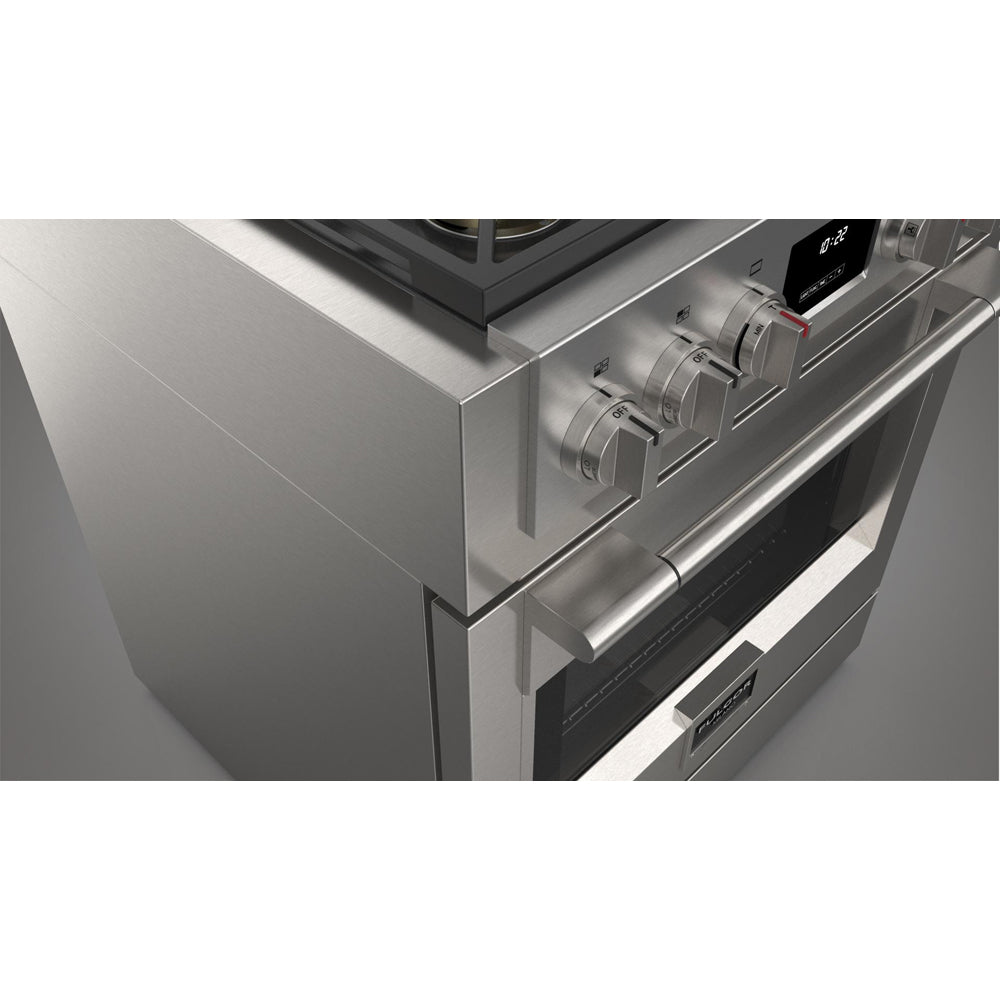 Fulgor Milano 30 in. 600 Series Pro All Gas Range with 4 Burners in Stainless Steel (F6PGR304S2)
