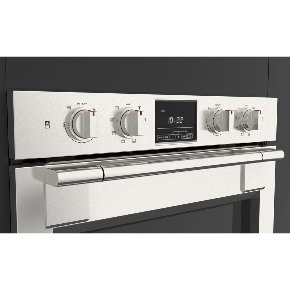 Fulgor Milano 30 in. Electric Built-in Double Wall Oven in Stainless Steel (F6PDP30S1)