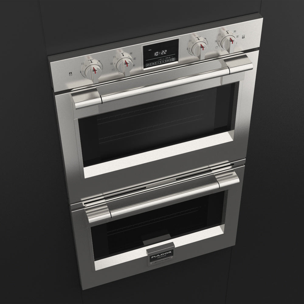 Fulgor Milano 30 in. Electric Built-in Double Wall Oven in Stainless Steel (F6PDP30S1)