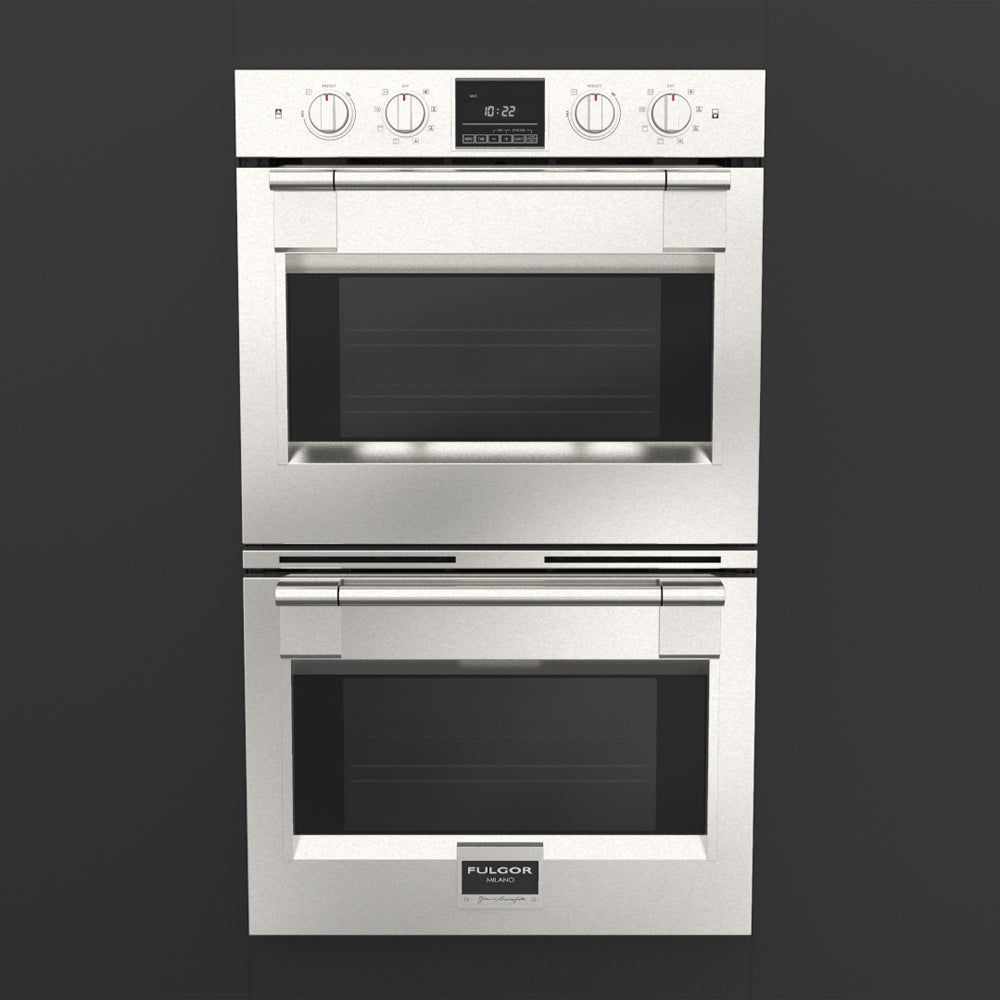 Fulgor Milano 30 in. Electric Built-in Double Wall Oven in Stainless Steel (F6PDP30S1)