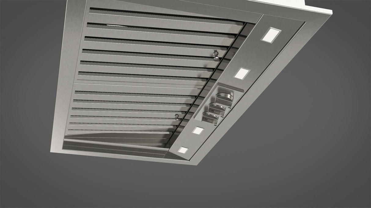 Fulgor Milano 34 in. 1000 CFM Professional Range Hood Insert with Knob Controls in Stainless Steel (F6BP34DS1)