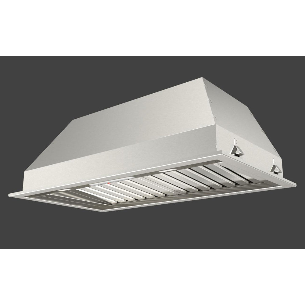 Fulgor Milano 34 in. 600 CFM Professional Range Hood Insert in Stainless Steel (F6BP34S1)