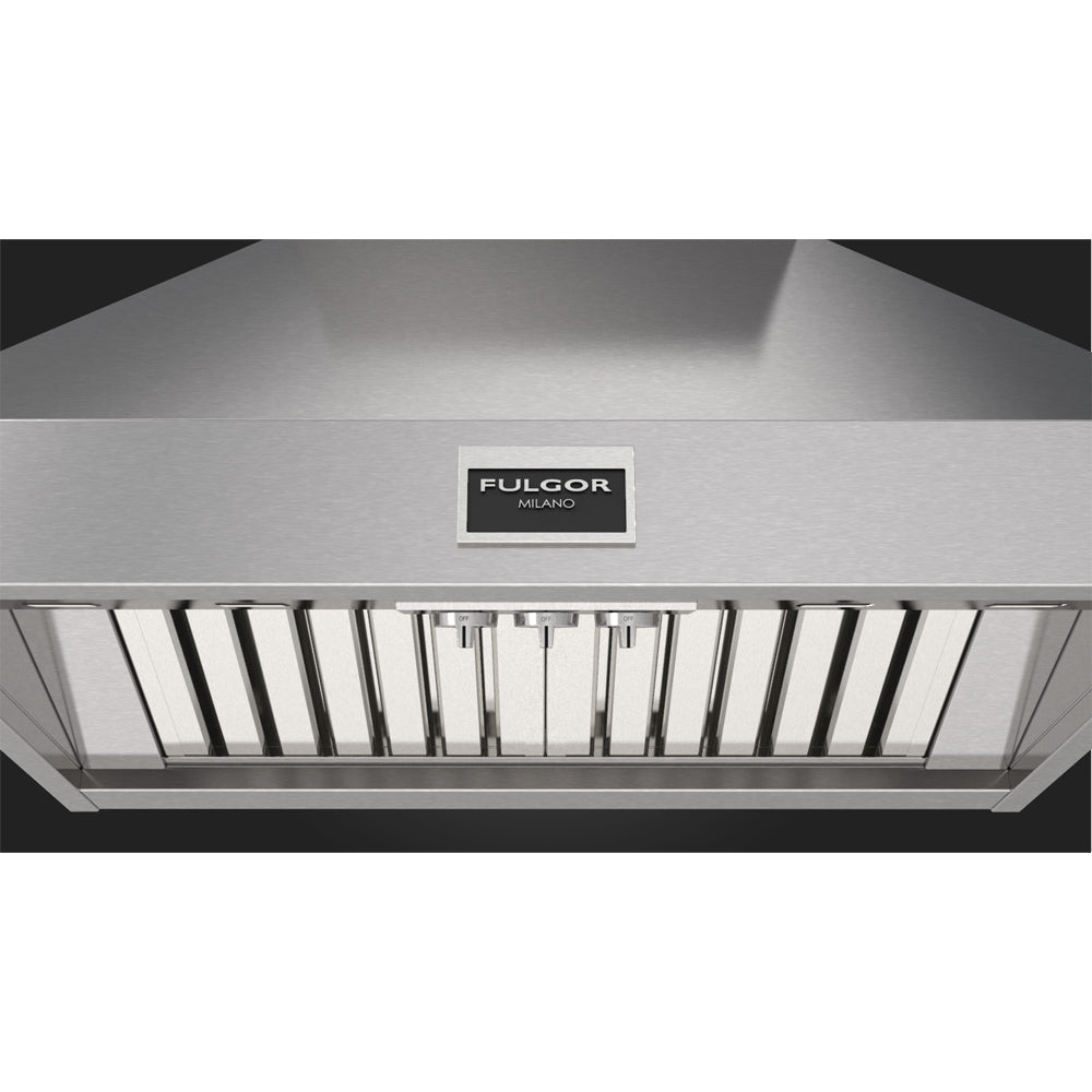 Fulgor Milano 36 in. 1000 CFM Professional Wall Mount Range Hood in Stainless Steel (F6PC36DS1)