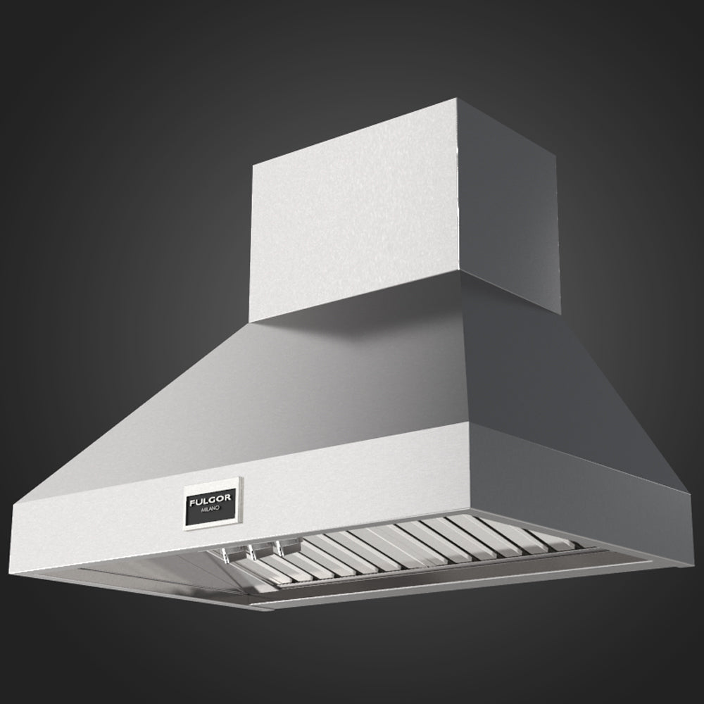 Fulgor Milano 36 in. 1000 CFM Professional Wall Mount Range Hood in Stainless Steel (F6PC36DS1)
