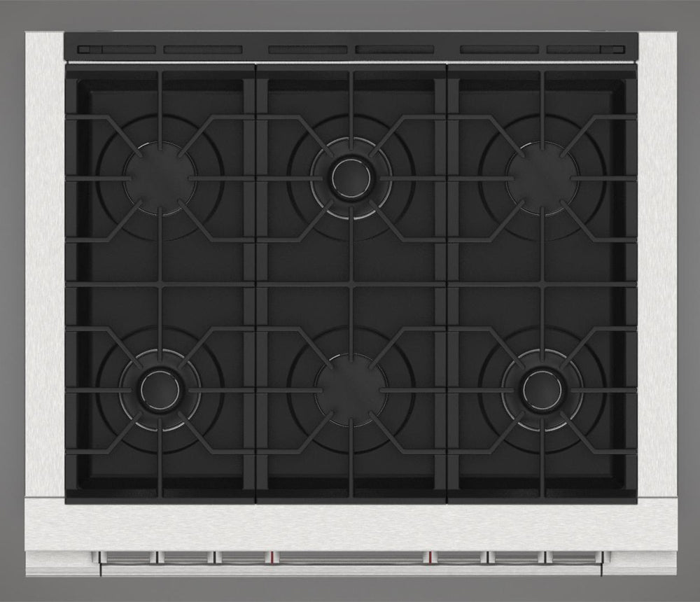 Fulgor Milano 36 in. 400 Series Accento All Gas Range in Stainless Steel (F4PGR366S2)