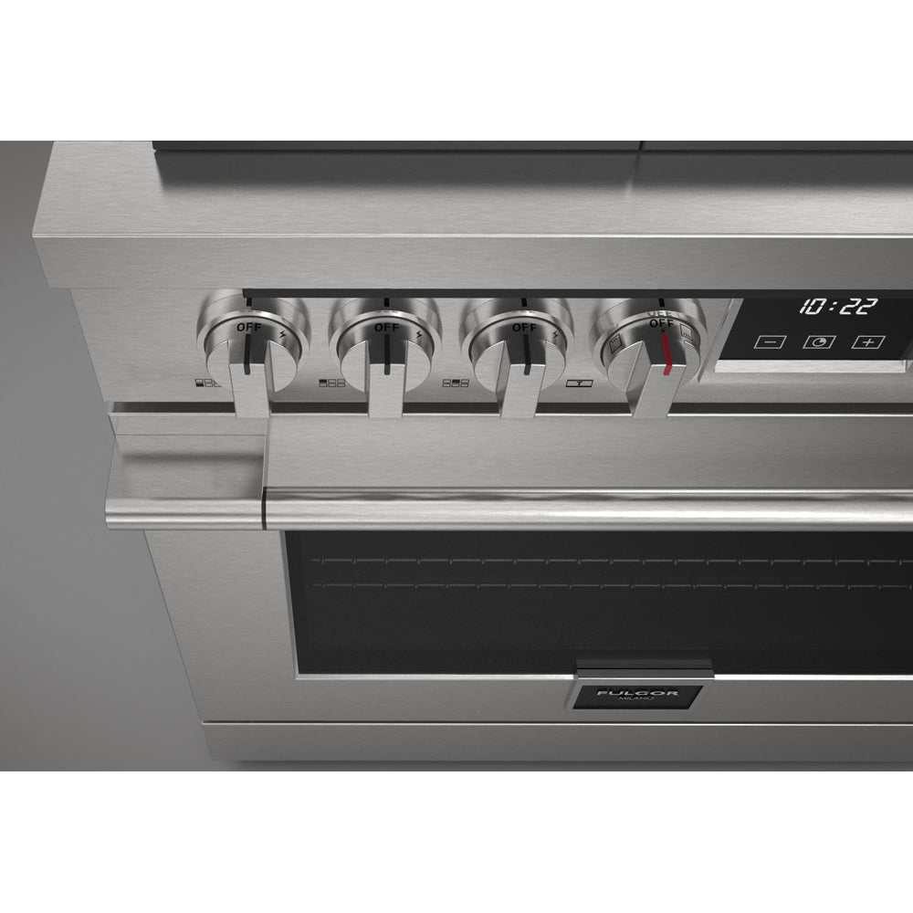 Fulgor Milano 36 in. 400 Series Accento All Gas Range in Stainless Steel (F4PGR366S2)