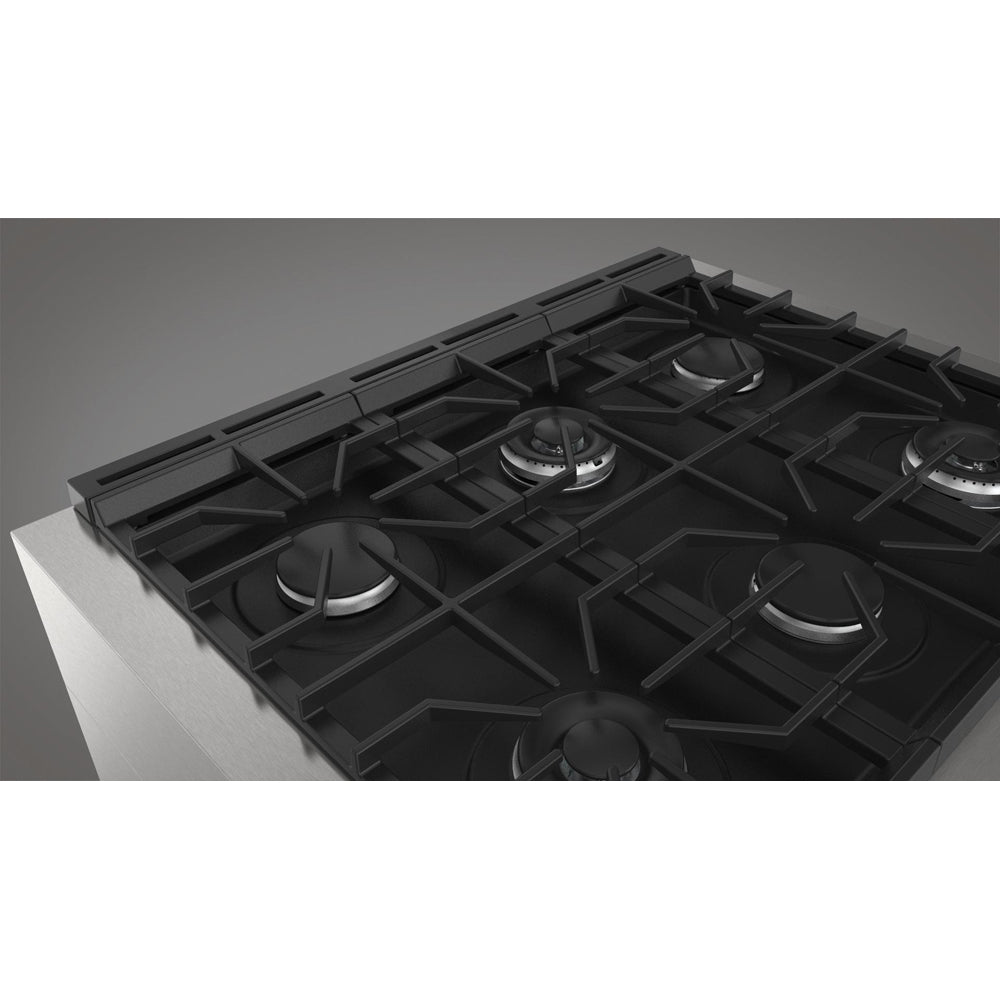 Fulgor Milano 36 in. 400 Series Accento All Gas Range in Stainless Steel (F4PGR366S2)