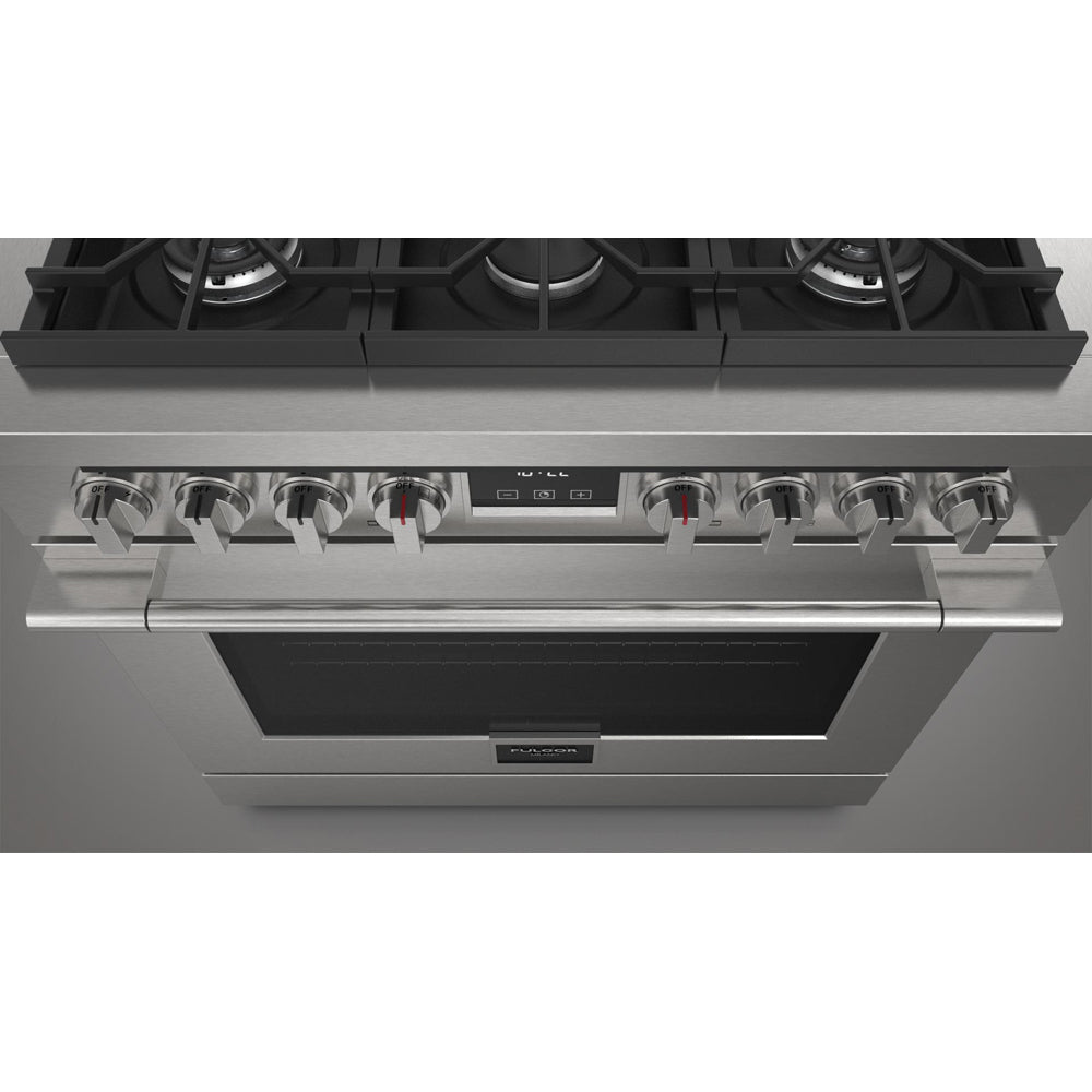 Fulgor Milano 36 in. 400 Series Accento All Gas Range in Stainless Steel (F4PGR366S2)
