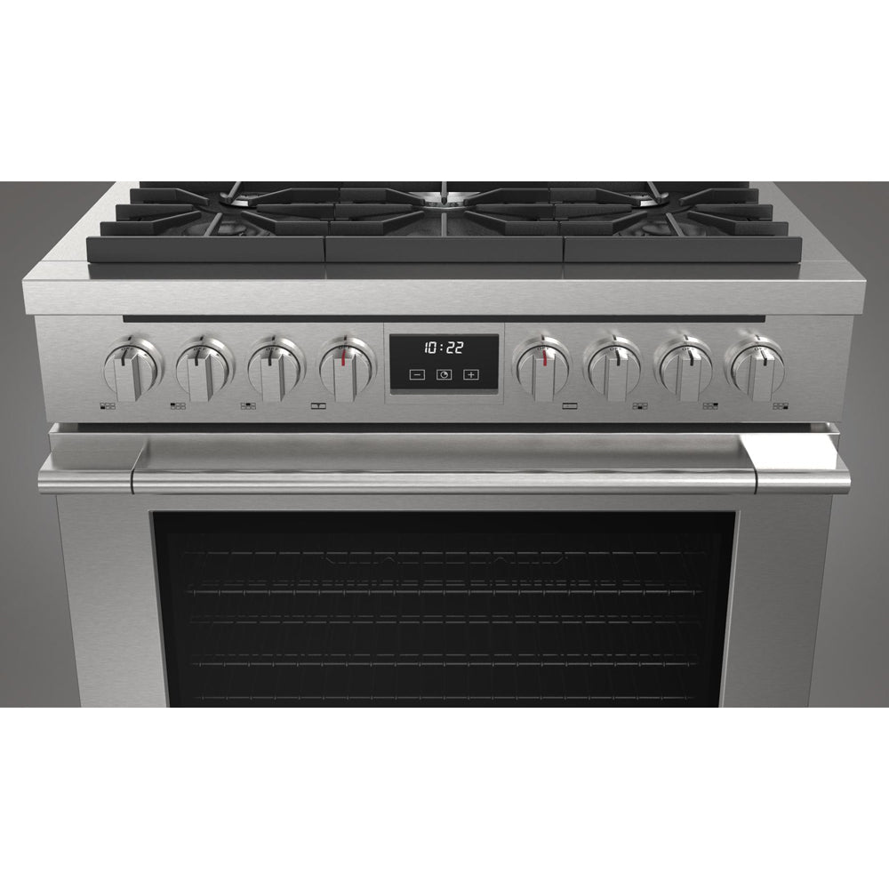 Fulgor Milano 36 in. 400 Series Accento All Gas Range in Stainless Steel (F4PGR366S2)