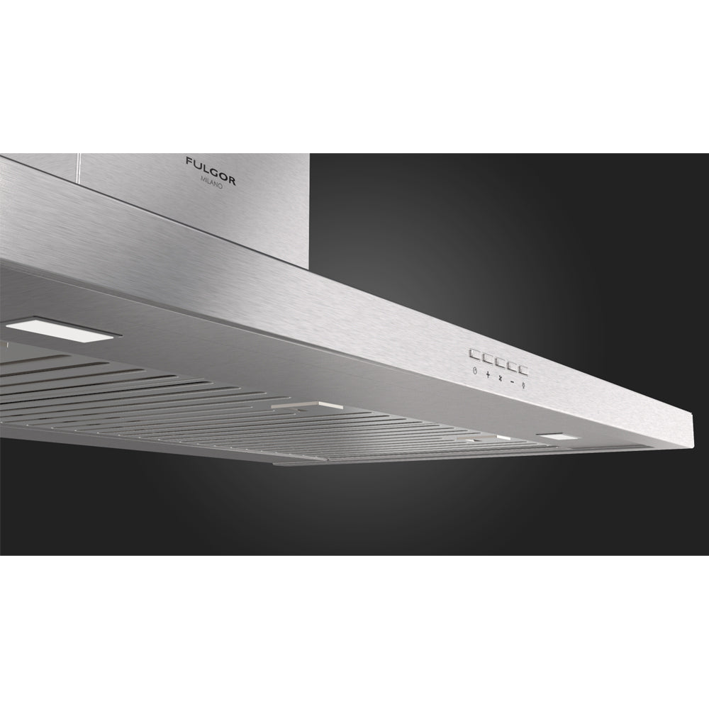 Fulgor Milano 36 in. 600 CFM Wall Mount Range Hood in Stainless Steel (F4CW36S1)