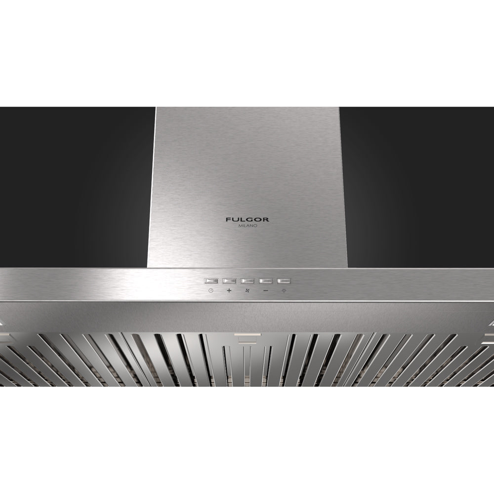 Fulgor Milano 36 in. 600 CFM Wall Mount Range Hood in Stainless Steel (F4CW36S1)