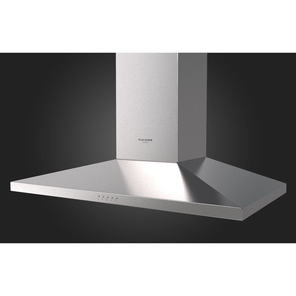 Fulgor Milano 36 in. 600 CFM Wall Mount Range Hood in Stainless Steel (F4CW36S1)