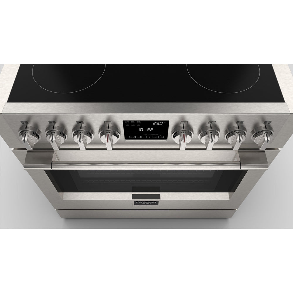 Fulgor Milano 36 in. 600 Series All Electric Induction Range in Stainless Steel (F6PIR365S1)