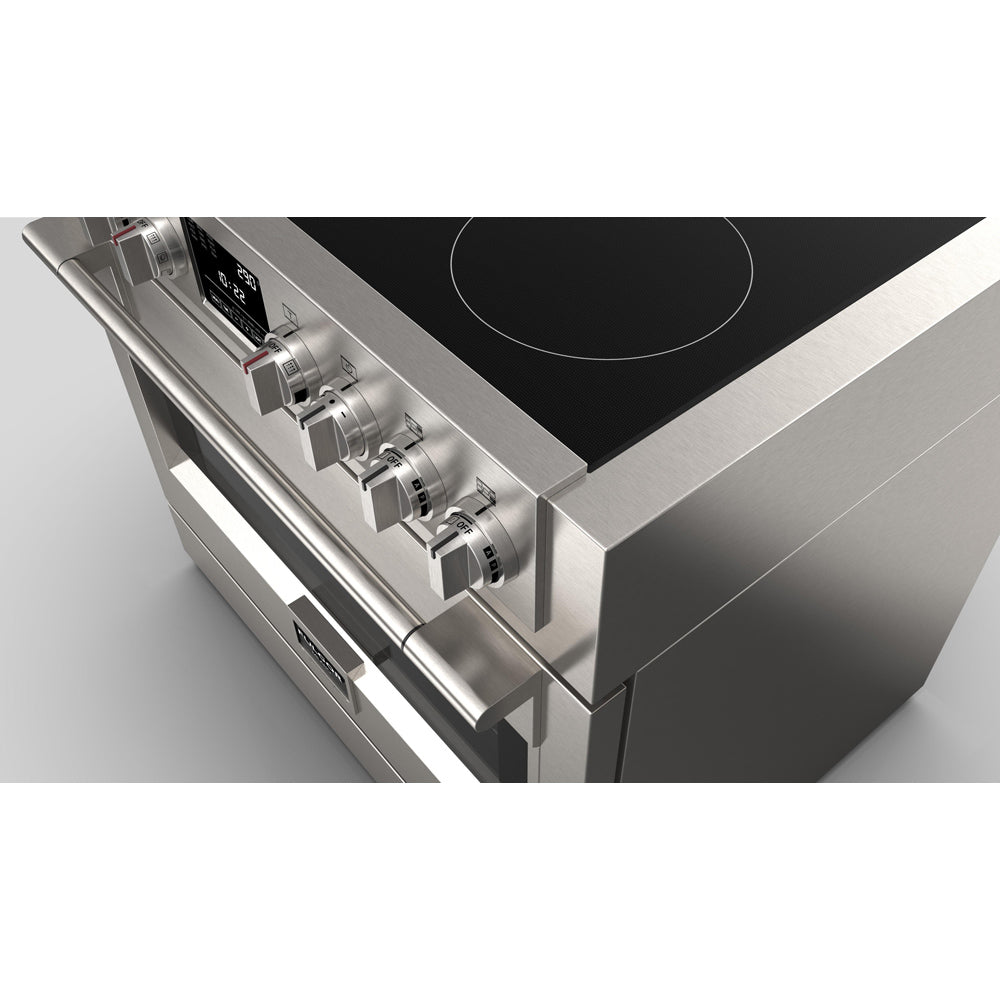 Fulgor Milano 36 in. 600 Series All Electric Induction Range in Stainless Steel (F6PIR365S1)