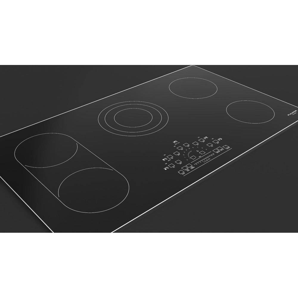 Fulgor Milano 36 in. 600 Series Electric Cooktop with 5 Burners and Glass Ceramic Cooktop in Stainless Steel (F6RT36S2)