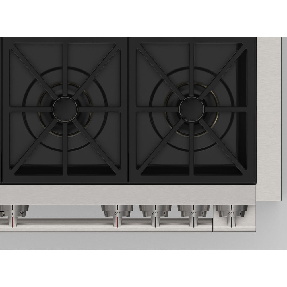 Fulgor Milano 36 in. 600 Series Pro All Gas Range with 6 Burners in Stainless Steel (F6PGR366S2)
