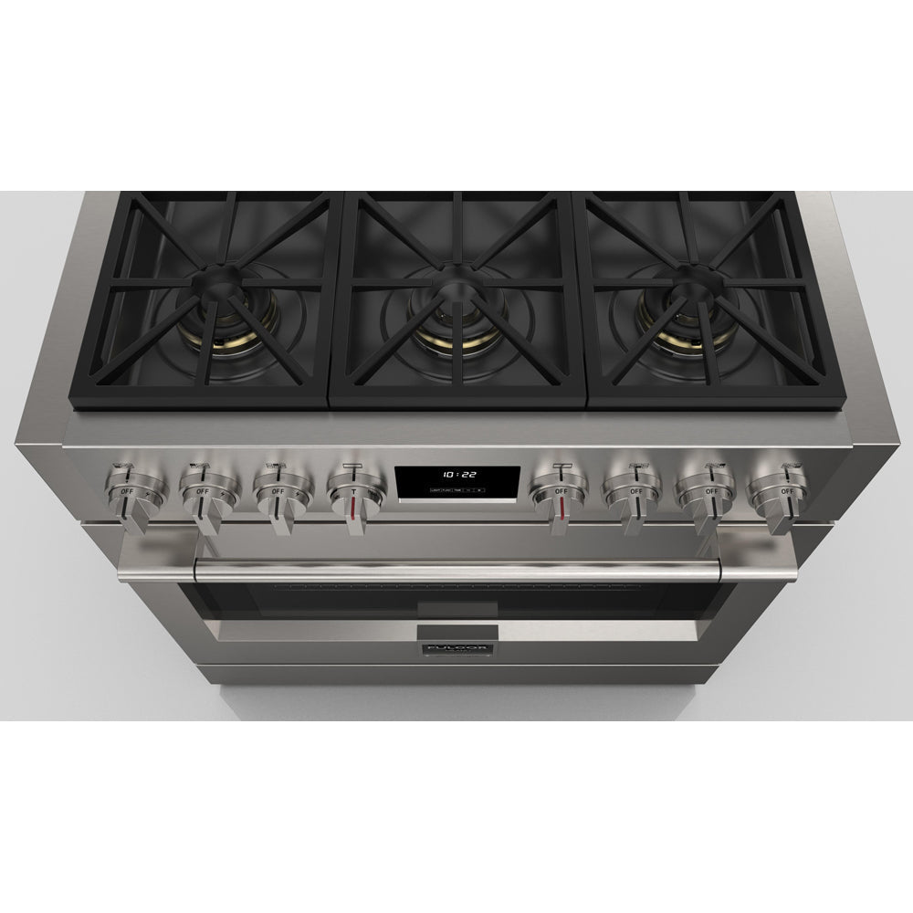 Fulgor Milano 36 in. 600 Series Pro All Gas Range with 6 Burners in Stainless Steel (F6PGR366S2)